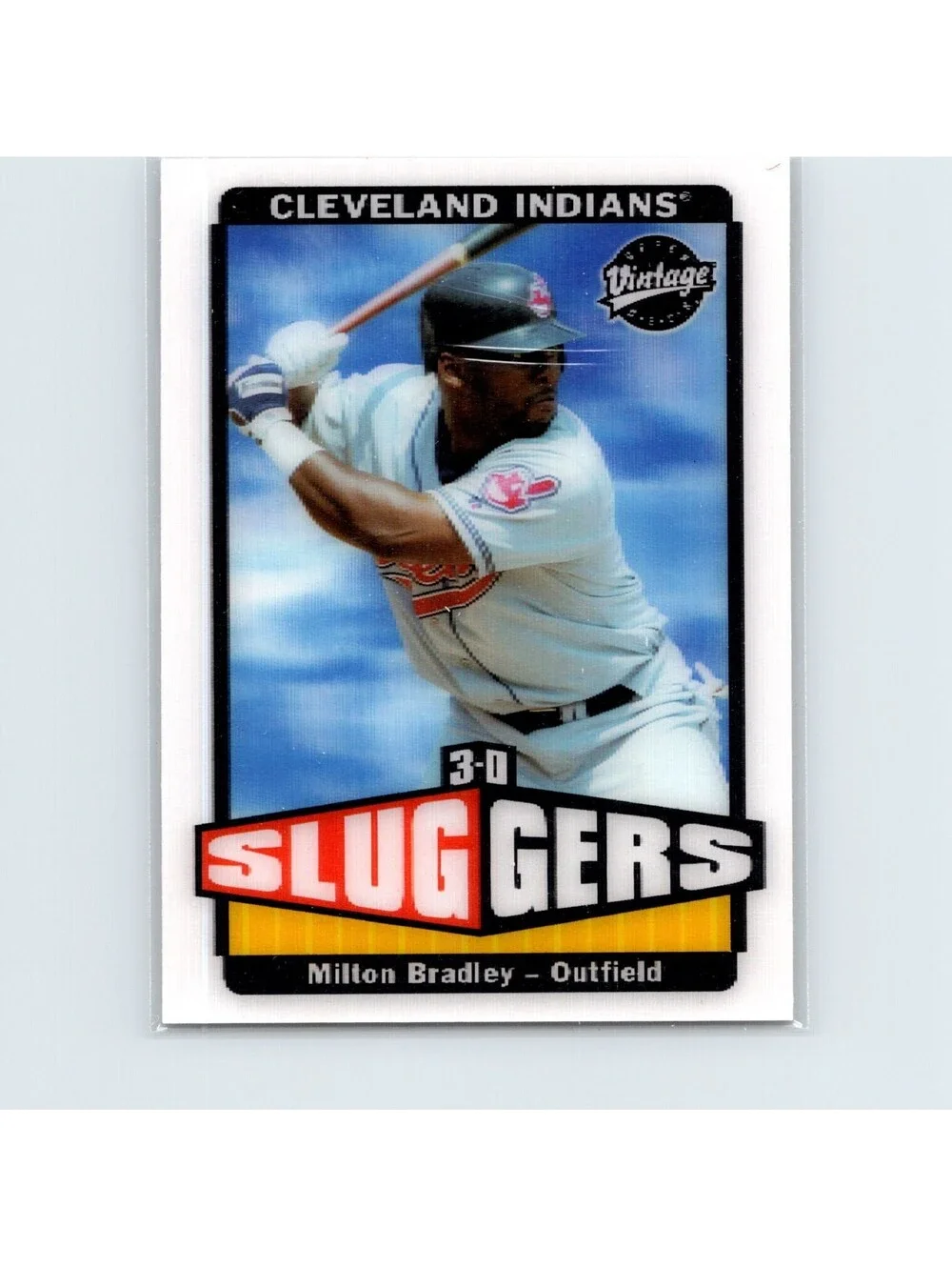 2004 Upper Deck Vintage Milton Bradley 3D Sluggers #376 Cleveland Indians